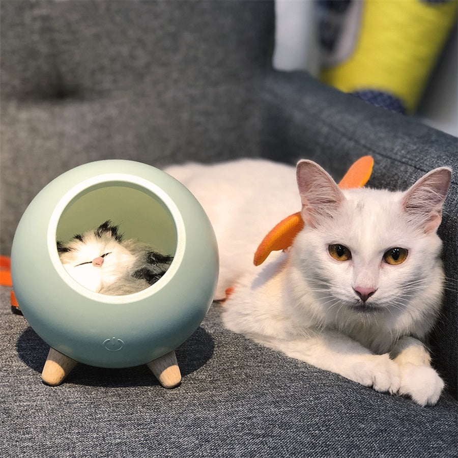 LED Cat Light USB Touch Night Llight Bionic Cat Stepless