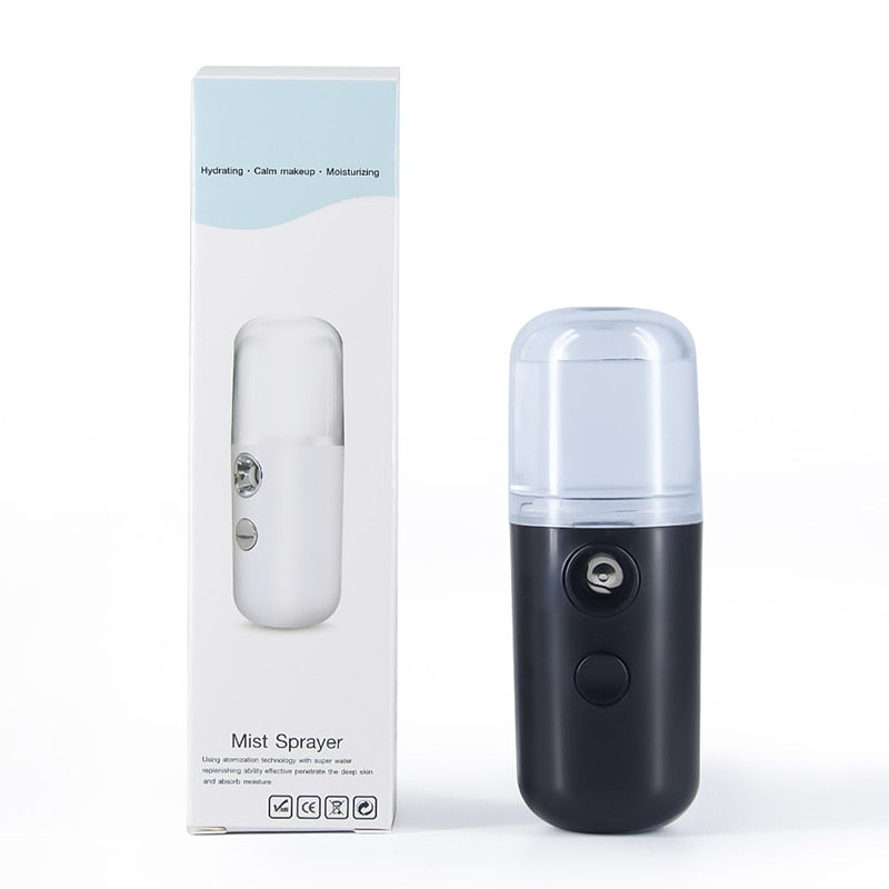 Nano Mist Facial Sprayer Beauty Instrument USB Face Steamer 