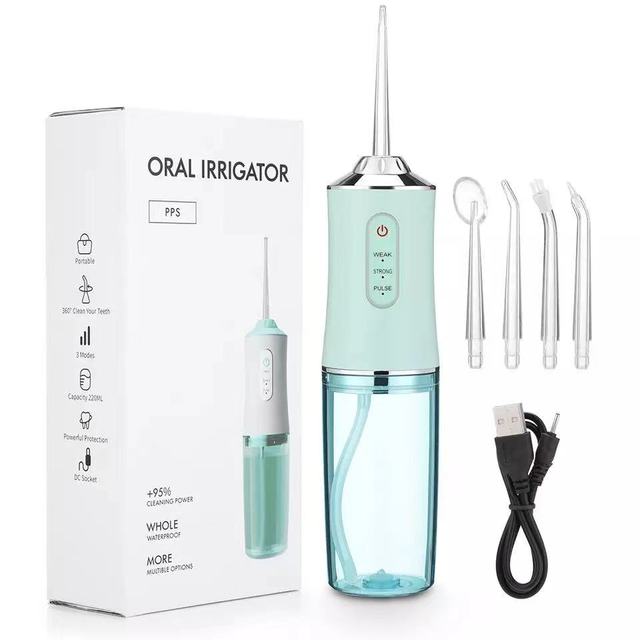 Waterproof Irrigator Dental Cleaner – Portable Oral Water Flosser