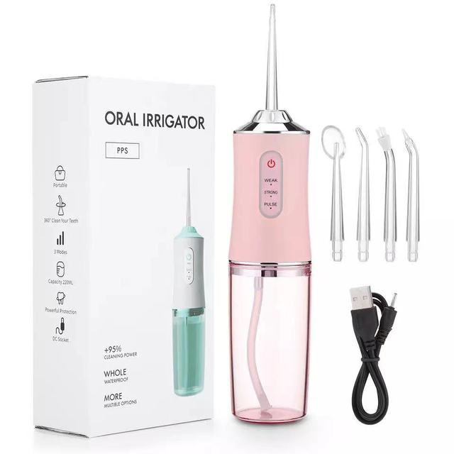 Waterproof Irrigator Dental Cleaner – Portable Oral Water Flosser